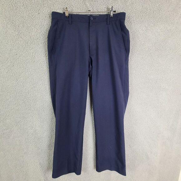 FootJoy FJ Performance Athletic Fit Golf Pants Golfing Mens Sz 32 X 30 Navy Blue - Picture 1 of 7